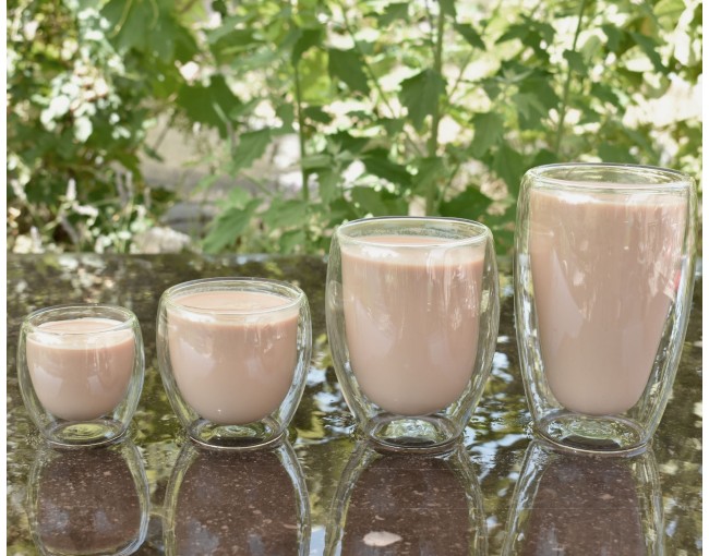 Doppelwandige 600 ml Gläser im 6er Set