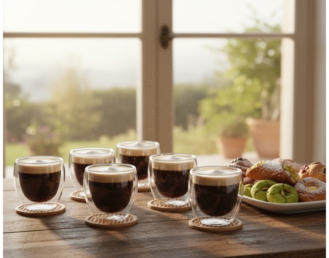 Vetro a doppia parete 90 ml