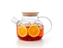 Teiera con coperchio in bambù 1000 ml