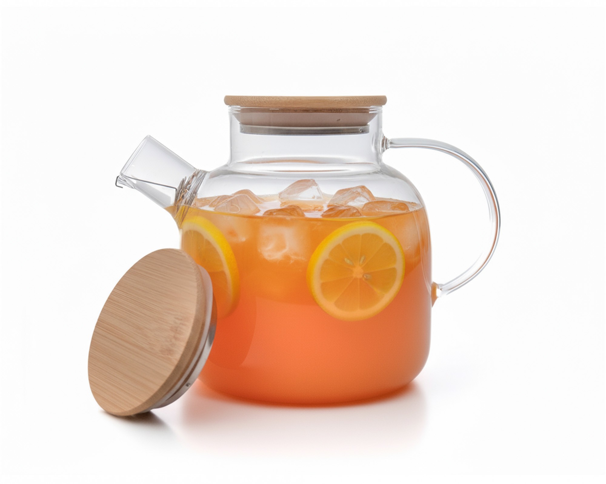 Teapot with bamboo lid 1400 ml