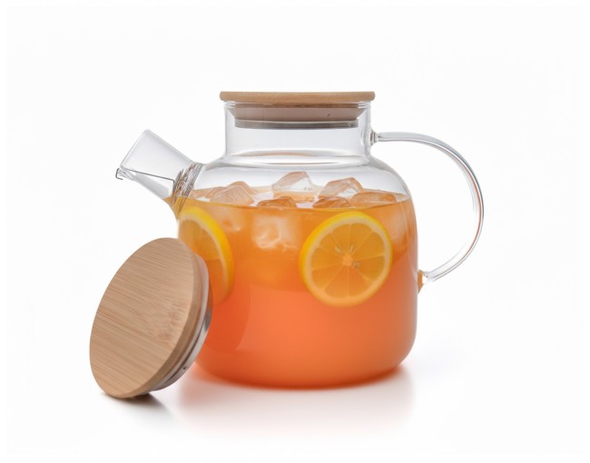 Teapot with bamboo lid 1400 ml