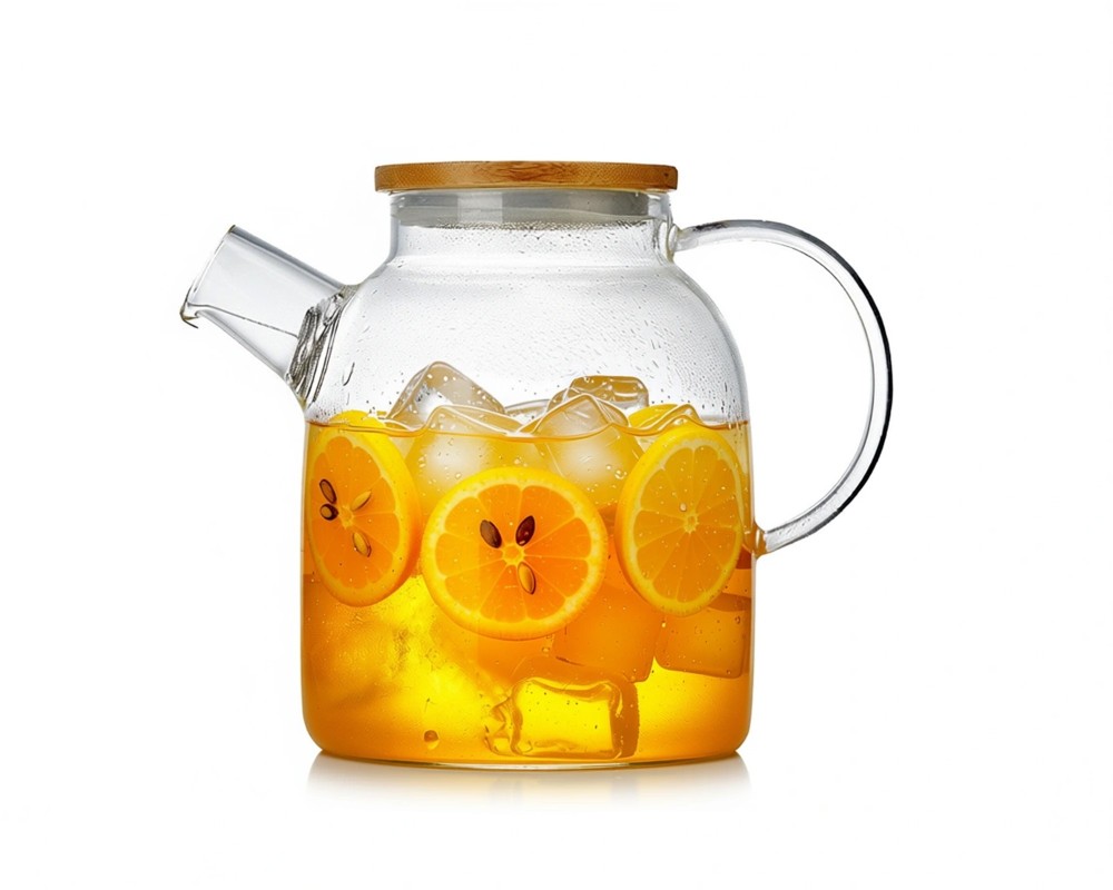 Théière avec couvercle en bambou 1500 ml