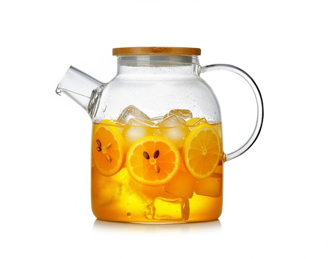 Teiera con coperchio in bambù 1500 ml