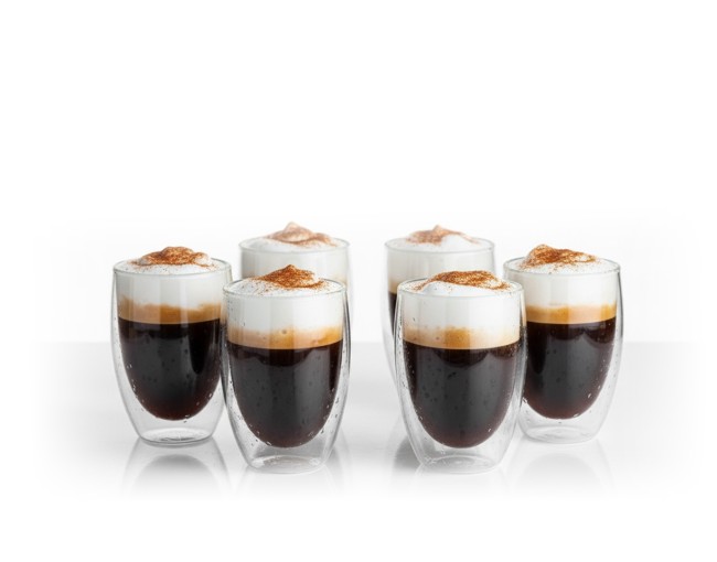 Verres à double paroi de 350 ml en lot de 6