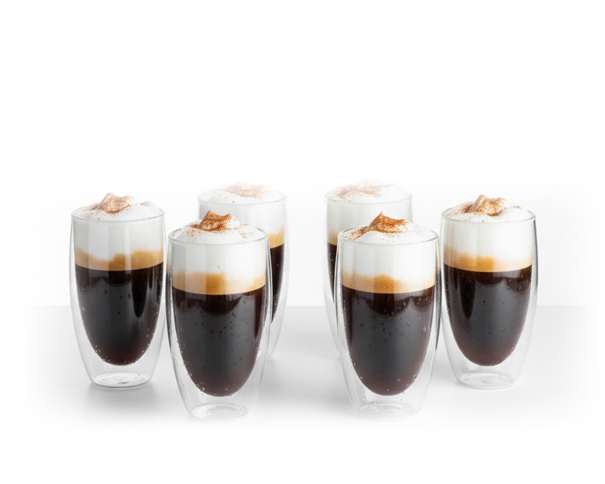 Bicchieri a doppia parete da 450 ml in set da 6