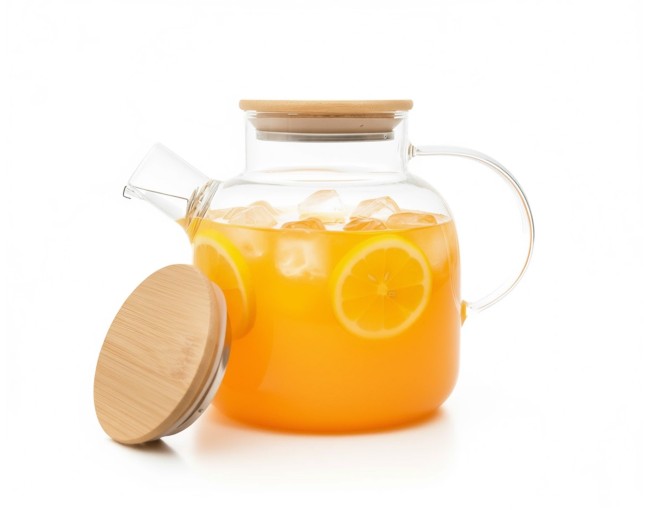 Teiera con coperchio in bambù 1400 ml