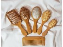Grande brosse à cheveux ronde en métal