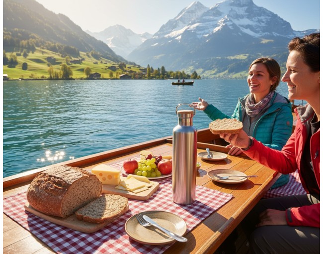 Thermosflasche aus Edelstahl 1000 ml