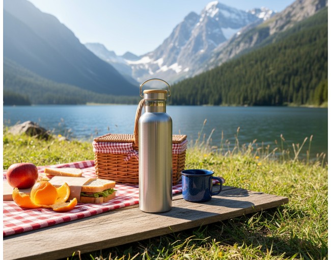 Bouteille thermos en acier inoxydable 750 ml