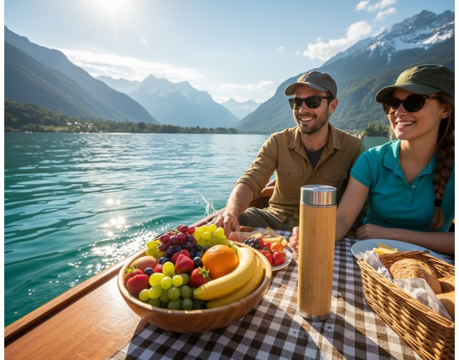 Bouteille thermos avec passoire à thé