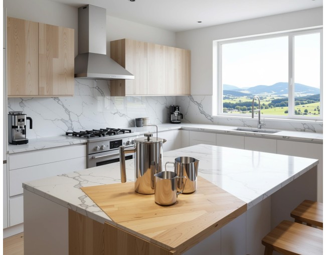 Stainless steel milk jug, set of 2