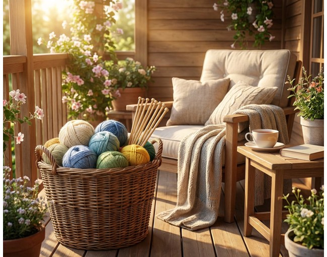 Aiguilles à tricoter 25 cm