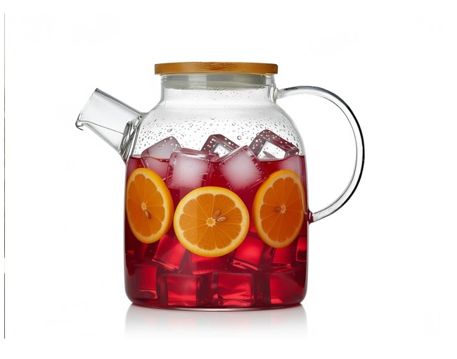 Teiera con coperchio in bambù 1500 ml