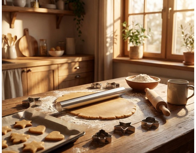 Stainless steel rolling pin