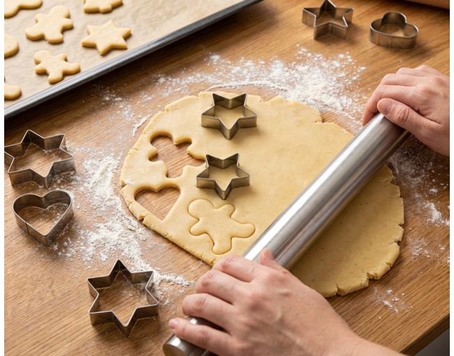 Stainless steel rolling pin