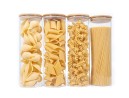 Barattoli rotondi con coperchio in bambù, set da 4, 2000 ml