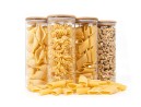 Runde Vorratsgläser mit Bambusdeckel 4er Set 1700ml