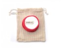 Make-up removal pads bamboo and cotton set of 12 red
