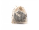 Make-up removal pads bamboo and cotton black set of 12