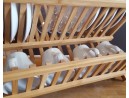 Bamboo draining rack