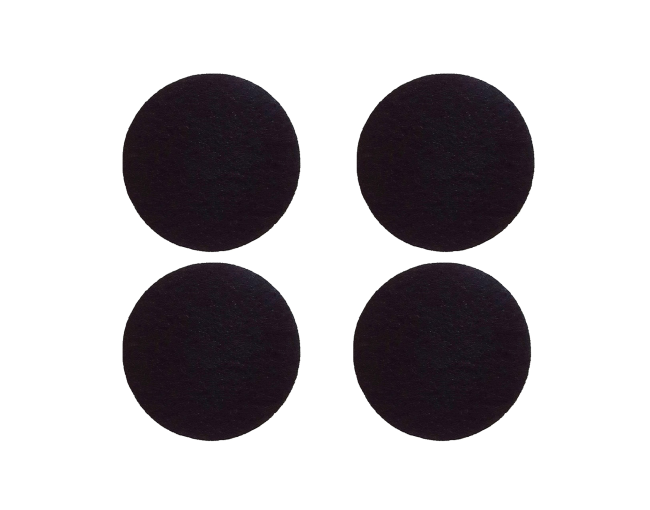 Aktivkohlefilter 4er Set für Kompostbehälter 5L
