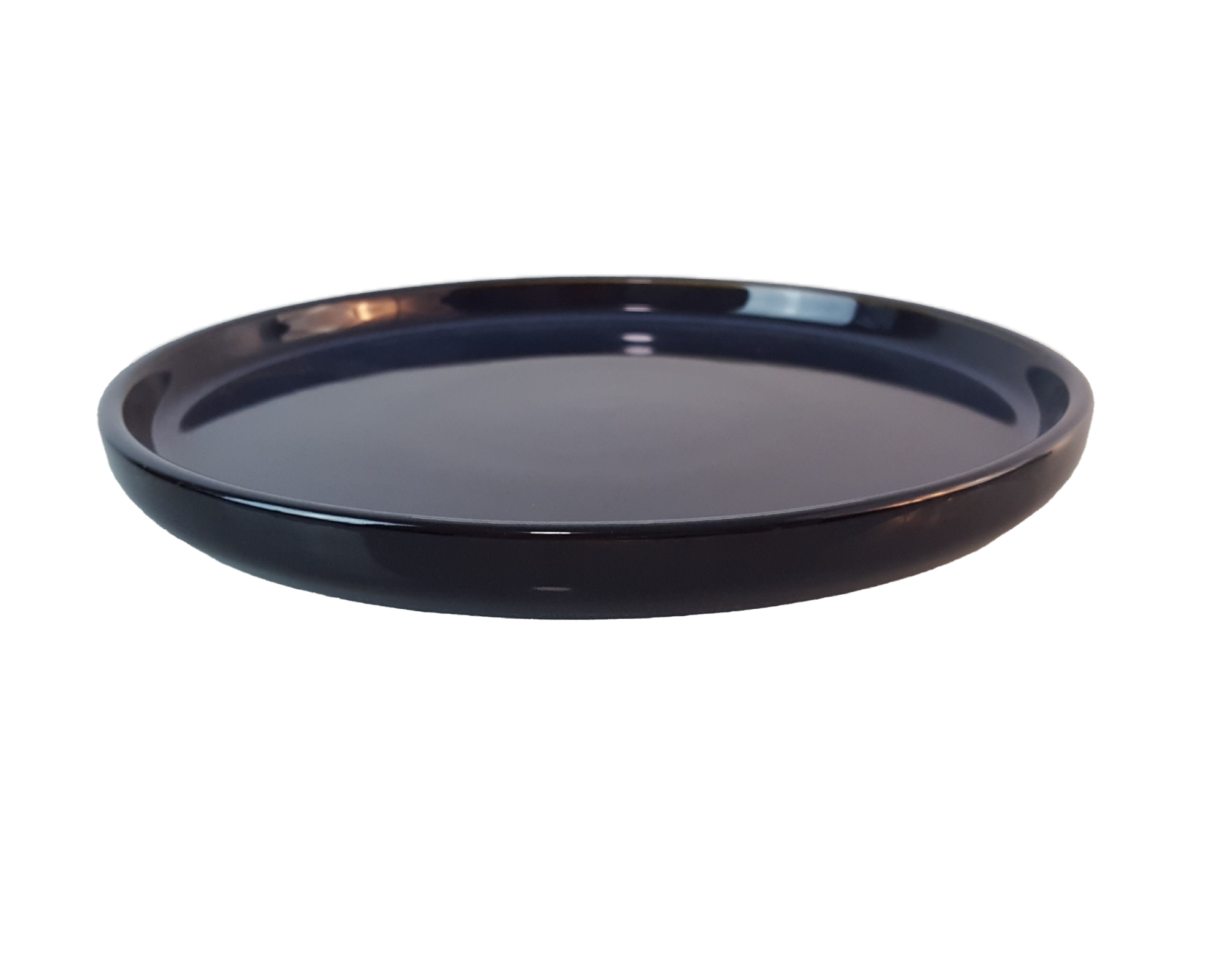 Dessert plate dark blue made of ceramic Dessert plate dark blue made of ceramic
