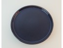 Piatto da dessert blu scuro in ceramica
