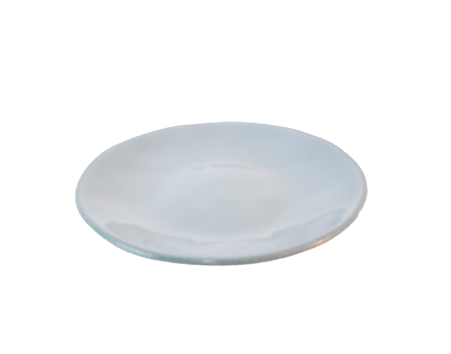 Dessertteller grünblau aus Keramik