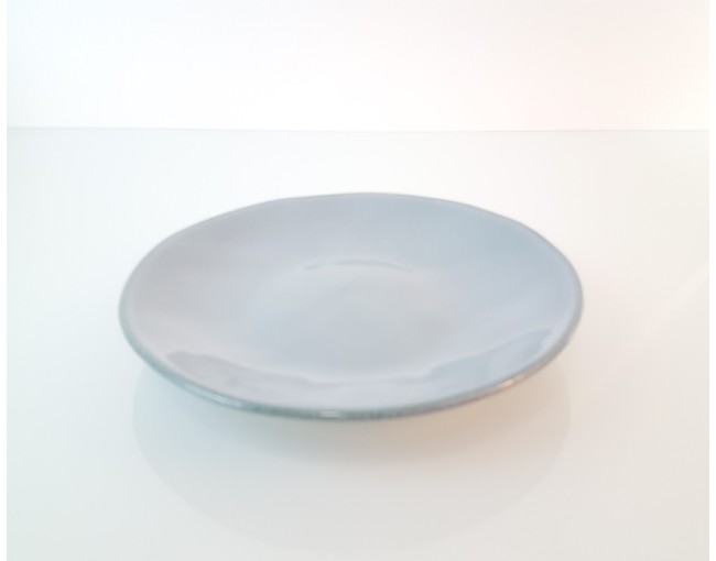 Dessertteller grünblau aus Keramik