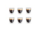 Double-walled 200 ml glasses in a set of 6
