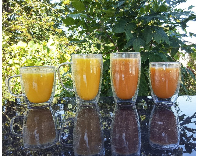 Double-walled 350 ml glasses in a set of 6