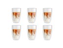 Double-walled 450 ml glasses in a set of 6
