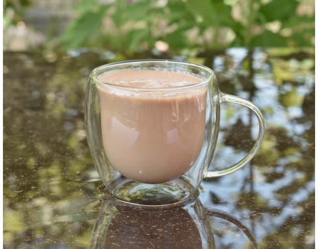 Double-walled glass with handle 200 ml
