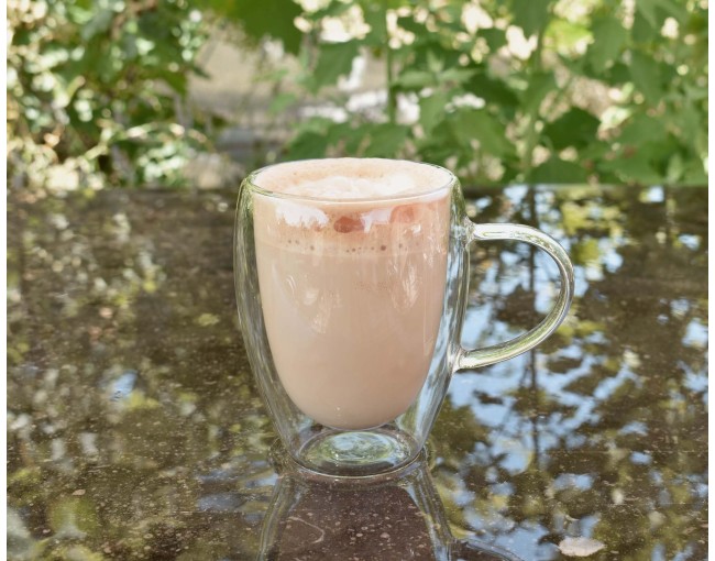 Double-walled glass with handle 350 ml