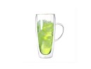Doppelwandiges Glas mit Henkel 600 ml