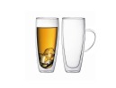 Bicchiere a doppia parete con manico 600 ml