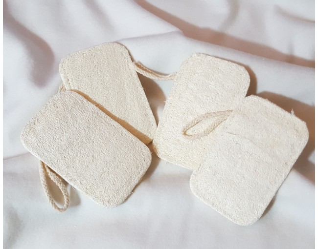 Duschschwamm aus Luffa 4er Set