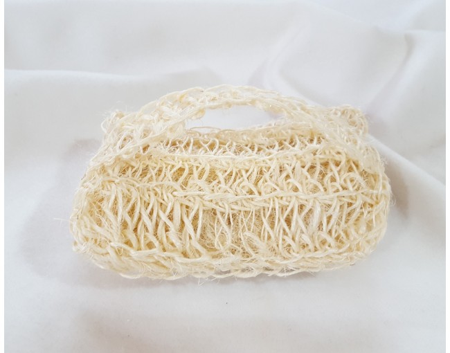 Duschschwamm aus Sisal mit Griff 3er Set
