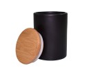 Eleganti contenitori per spezie in ceramica e bambù, set da 8