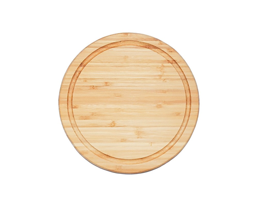 Breakfast board made of solid bamboo