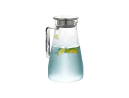 Caraffa in vetro con coperchio in acciaio inox 1800 ml