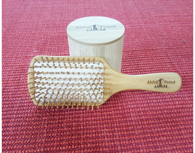 Spazzola per capelli grande in bambù