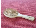 Spazzola per capelli grande e rotonda in bambù