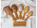 Spazzola per capelli grande e rotonda in metallo
