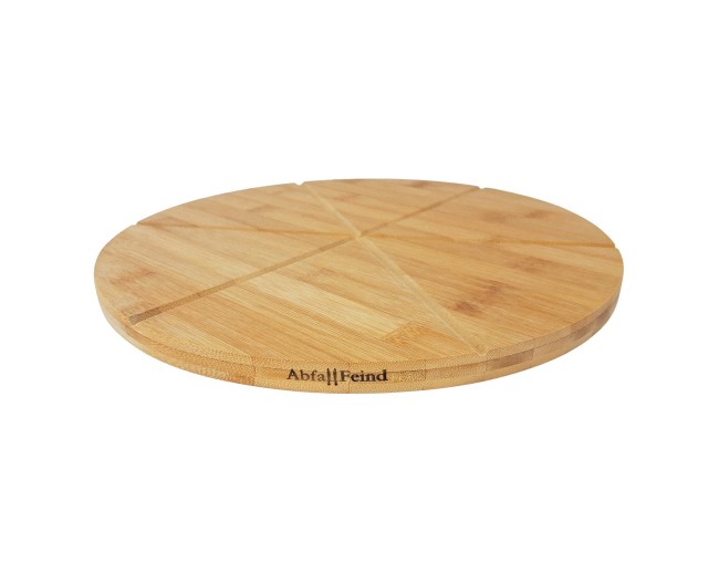 Large pizza plate made of bamboo