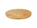 Large pizza plate made of bamboo