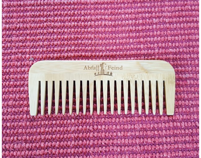 Pettine per capelli in bambù