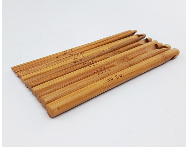 Bamboo crochet hooks