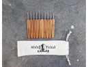 Crochet hooks bamboo and metal