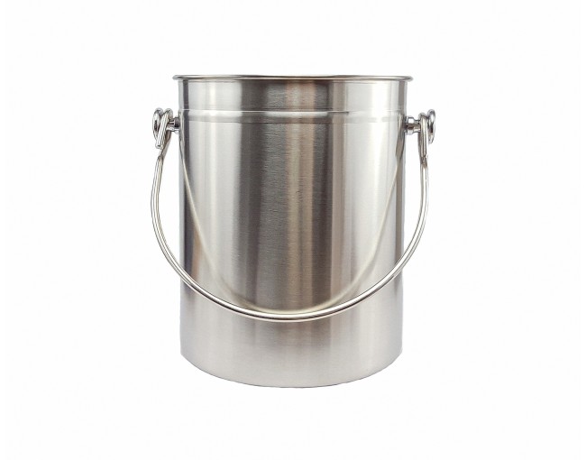 Kompostbehälter 5 Liter Edelstahl mit Filter
